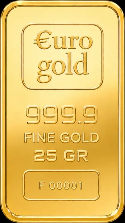 Emas batangan EuroGold 25 gram