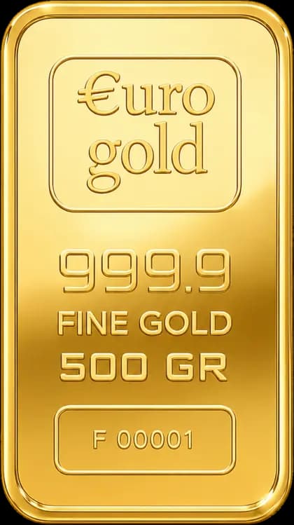 Emas batangan EuroGold 500 gram