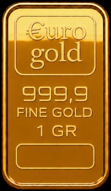 Emas batangan EuroGold 1 g