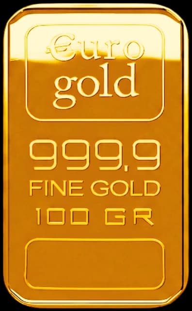 Emas batangan EuroGold 100 g