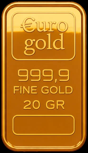 Emas batangan EuroGold 20 g