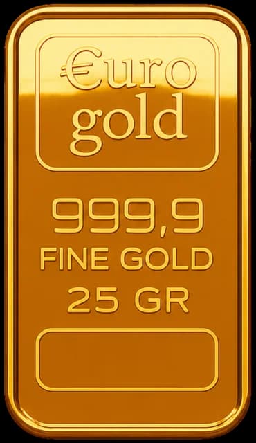 Emas batangan EuroGold 25 g